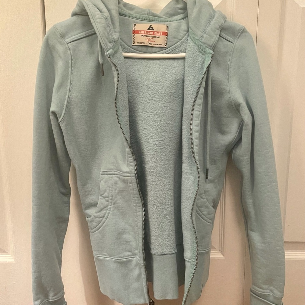 American Giant Classic Full Zip hooded sweatshirt